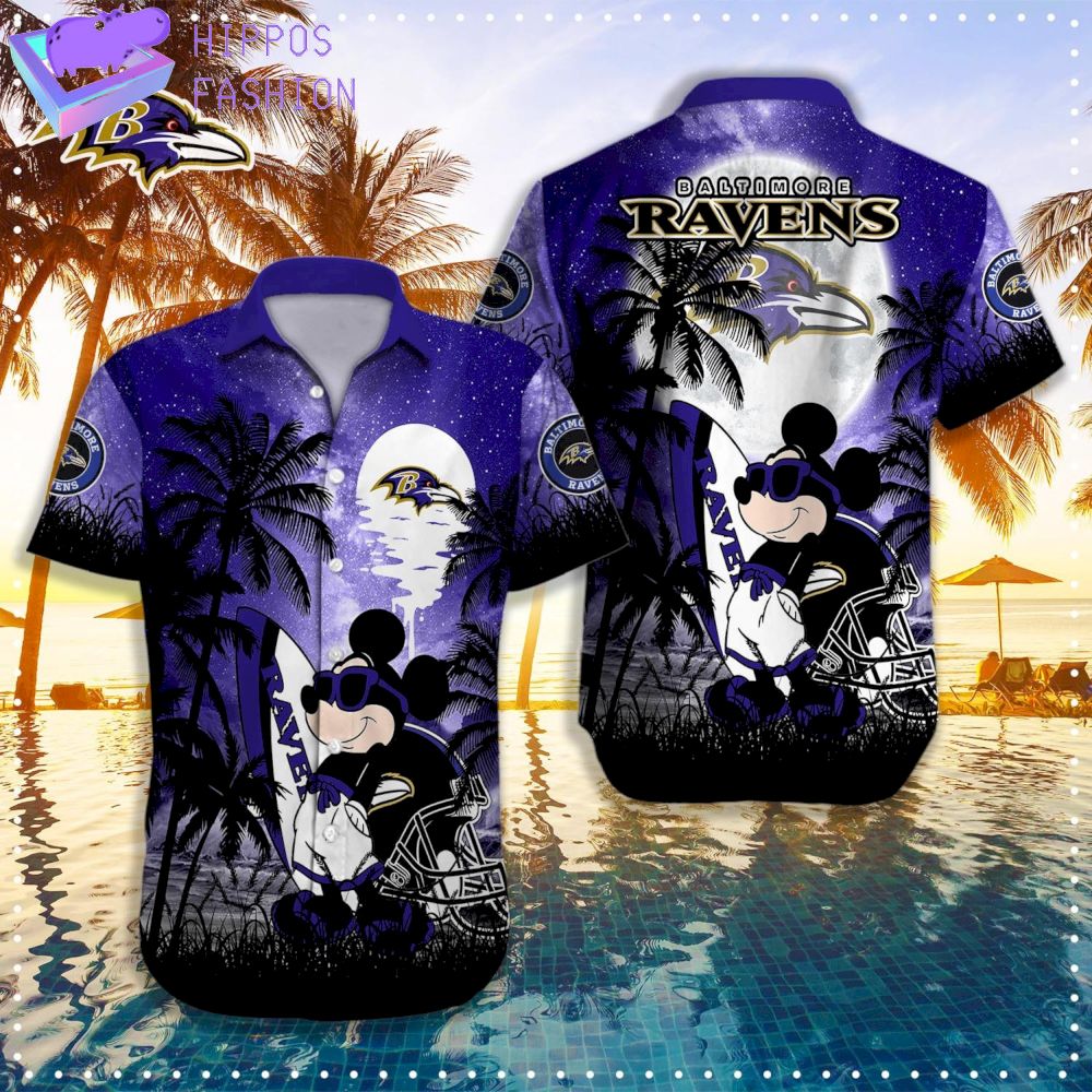 Baltimore Ravens Mickey Hawaiian Shirt