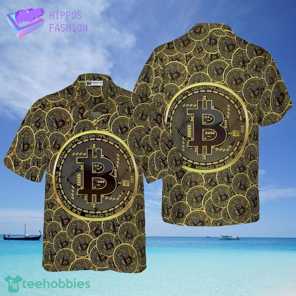 Bitcoin Cryptocurrency Aloha Hawaiian Shirt