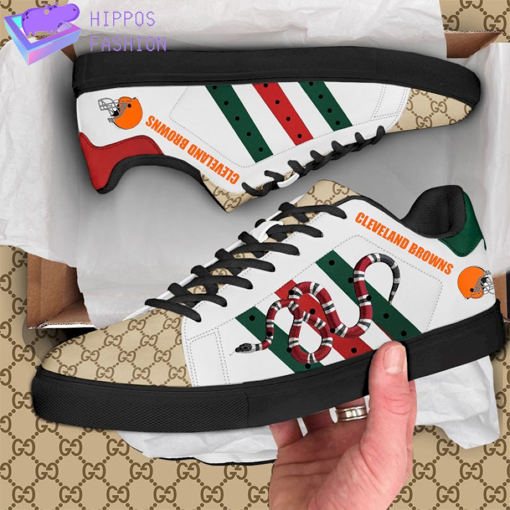 Cleveland Browns Gucci Snake Luxury Stan smith shoes