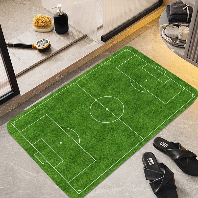 Football Field Foot Mats Doormat Entrance Home Decor Accessories