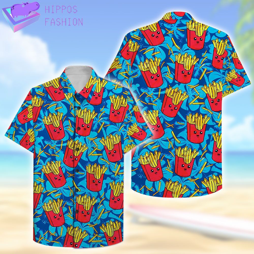 French Fry Hawaiian Shirt