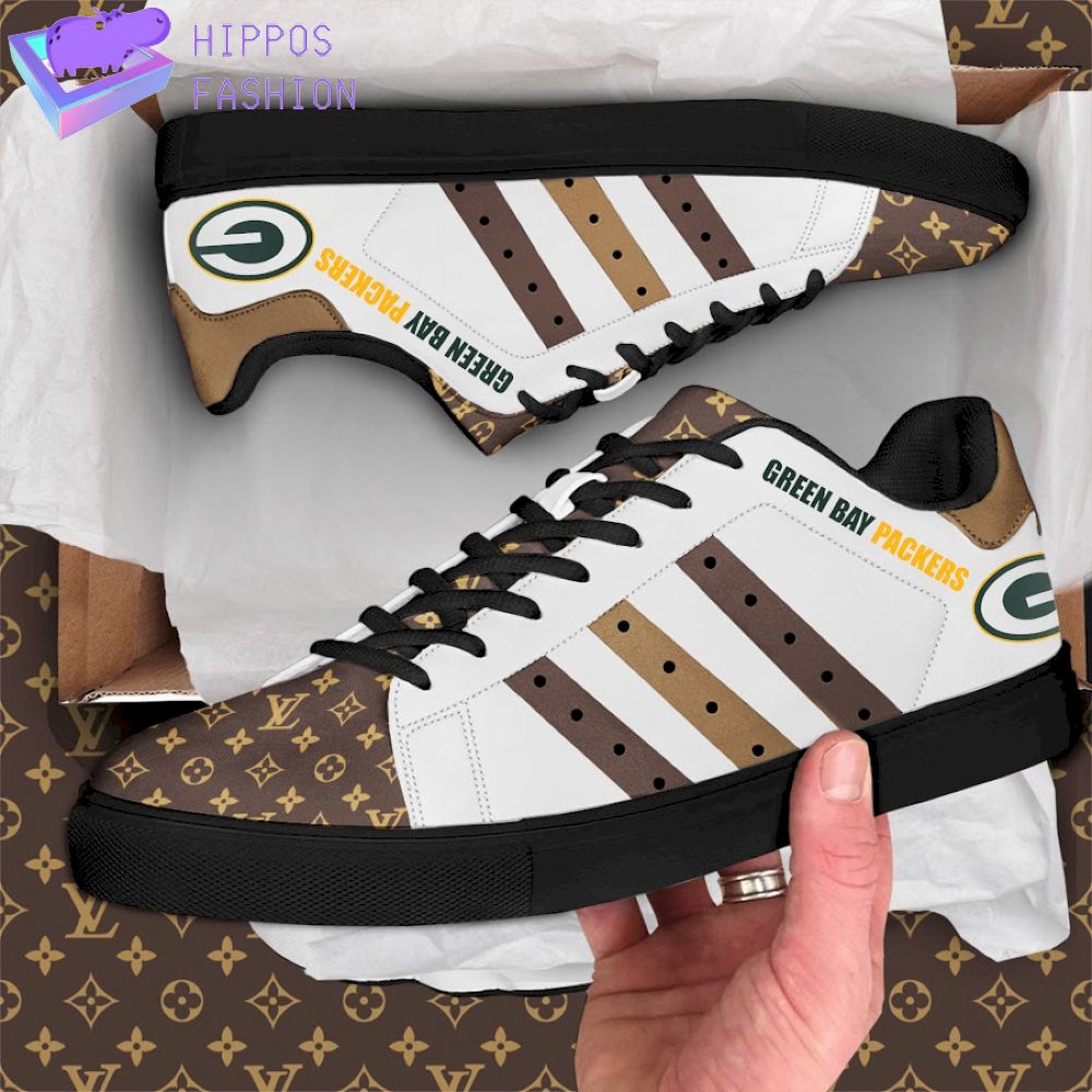 Green Bay Packers LV Luxury Stan Smith Shoes