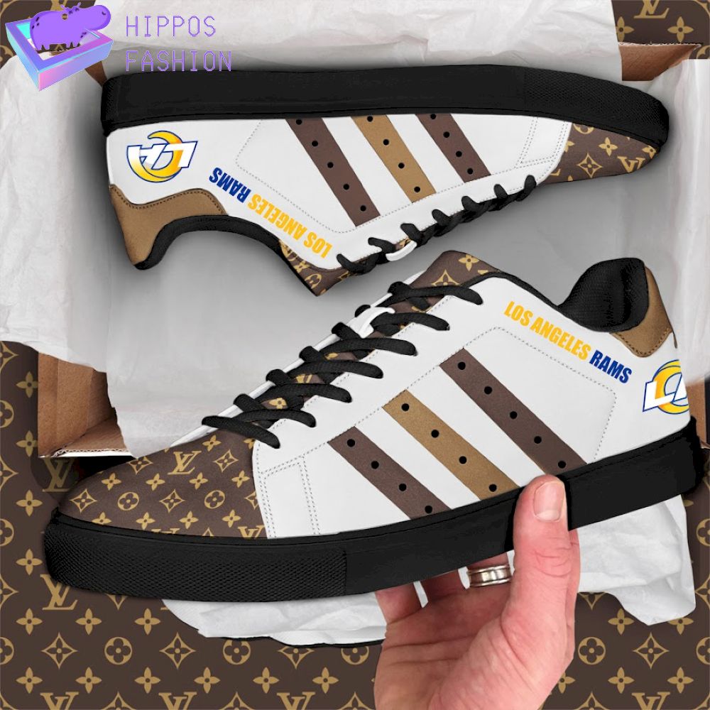Los Angeles Rams LV Luxury Stan Smith Shoes