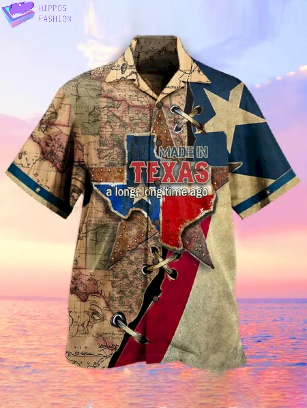 Mens Texas Proud Hawaiian Shirt