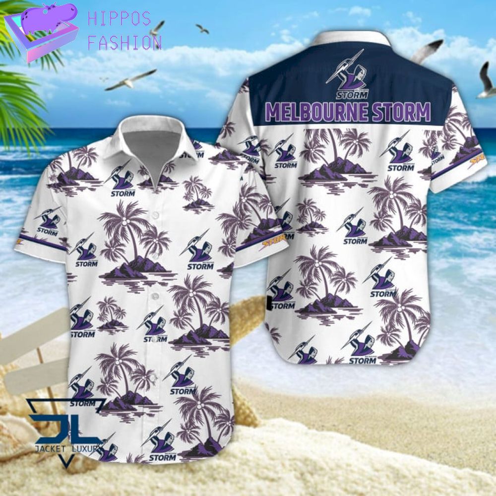 NRL Melbourne Storm Hawaiian Shirt D