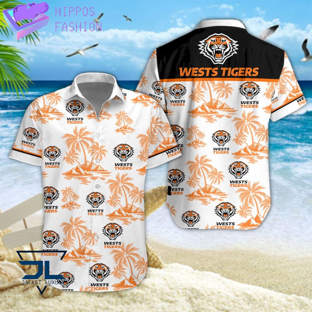 NRL Wests Tigers Hawaiian Shirt D