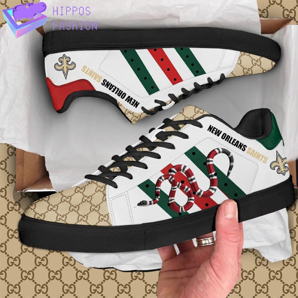 New Orleans Saints Gucci Snake Luxury Stan smith shoes
