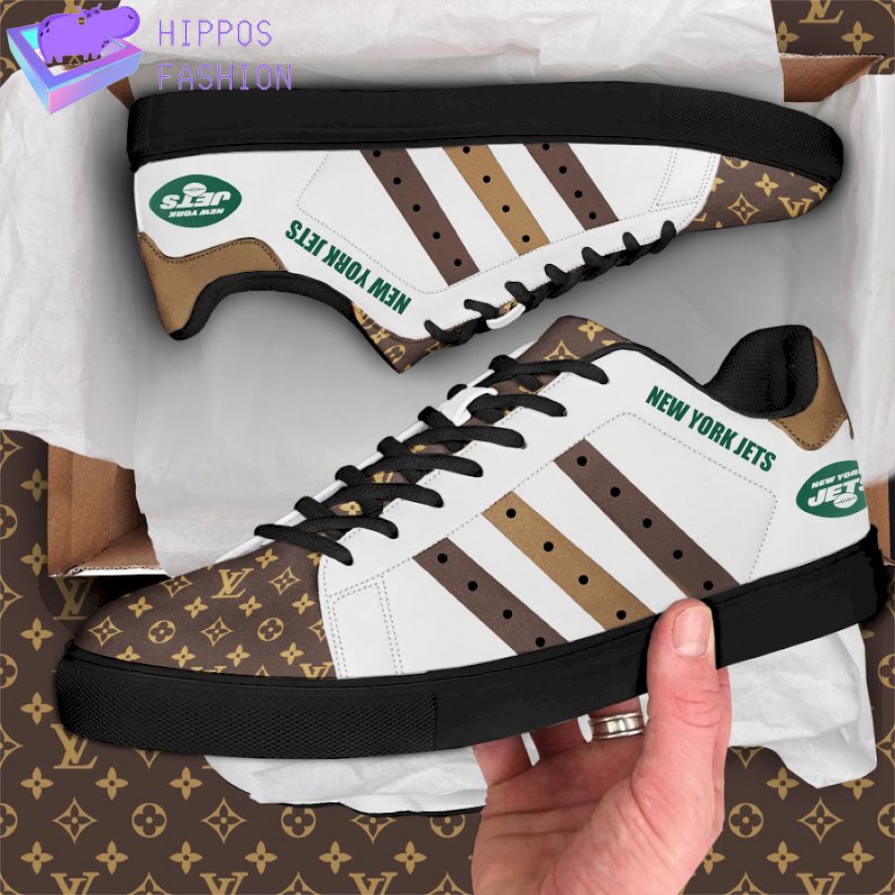 New York Jets LV Luxury Stan Smith Shoes