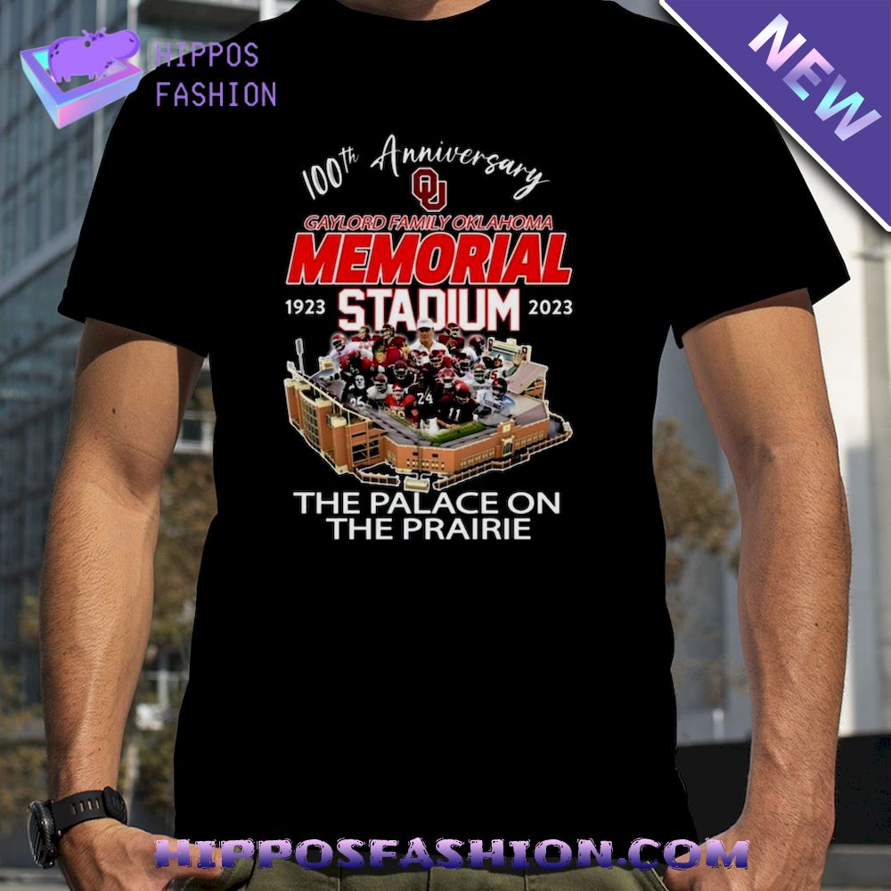 Th Anniversary Oklahoma Sooners Memorial Stadium The Palace On The Prairie Shirt