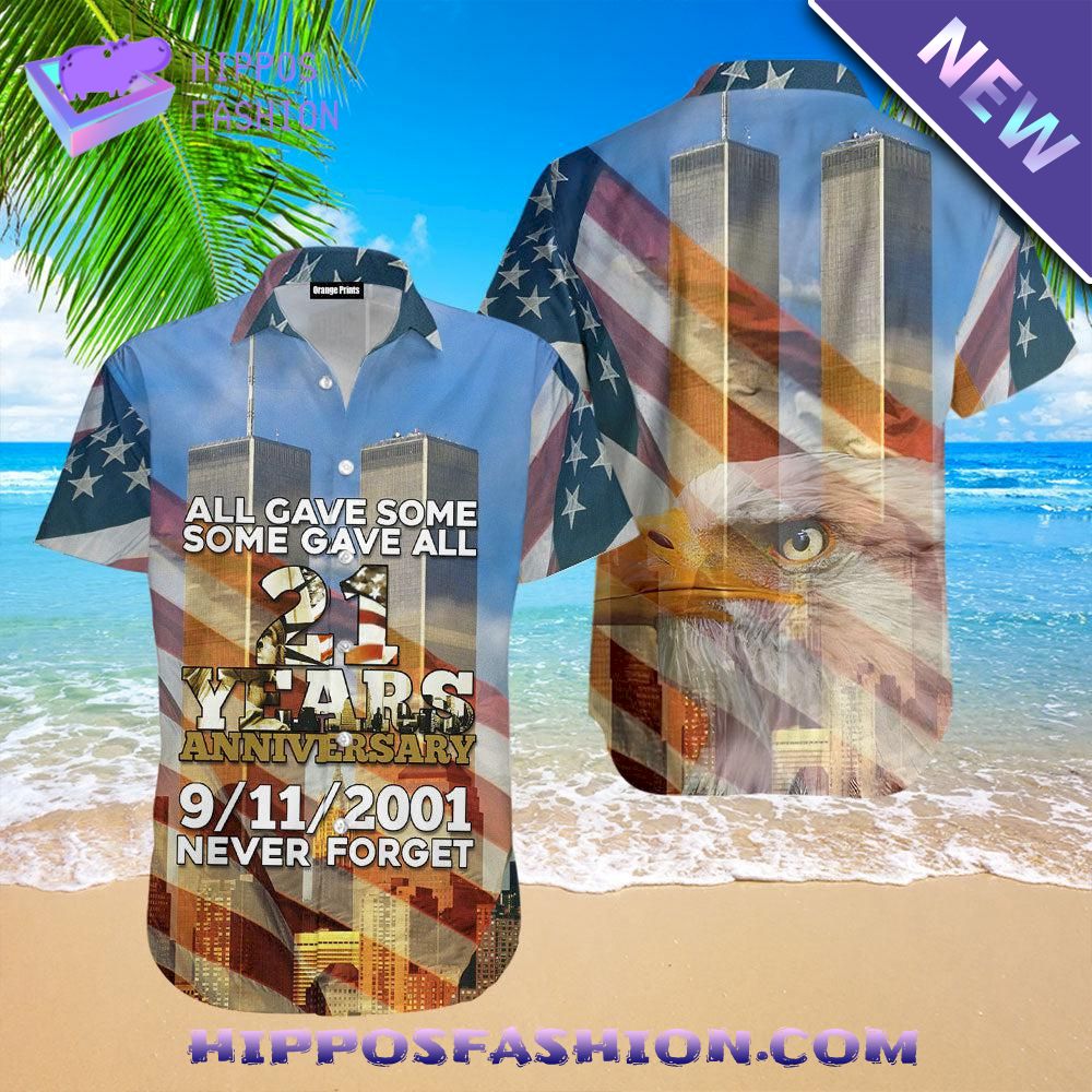 Never Forget Patriot Day Aloha Hawaiian Shirt