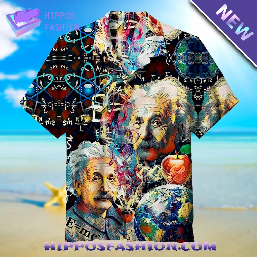 Albert Einstein Hawaiian Shirt