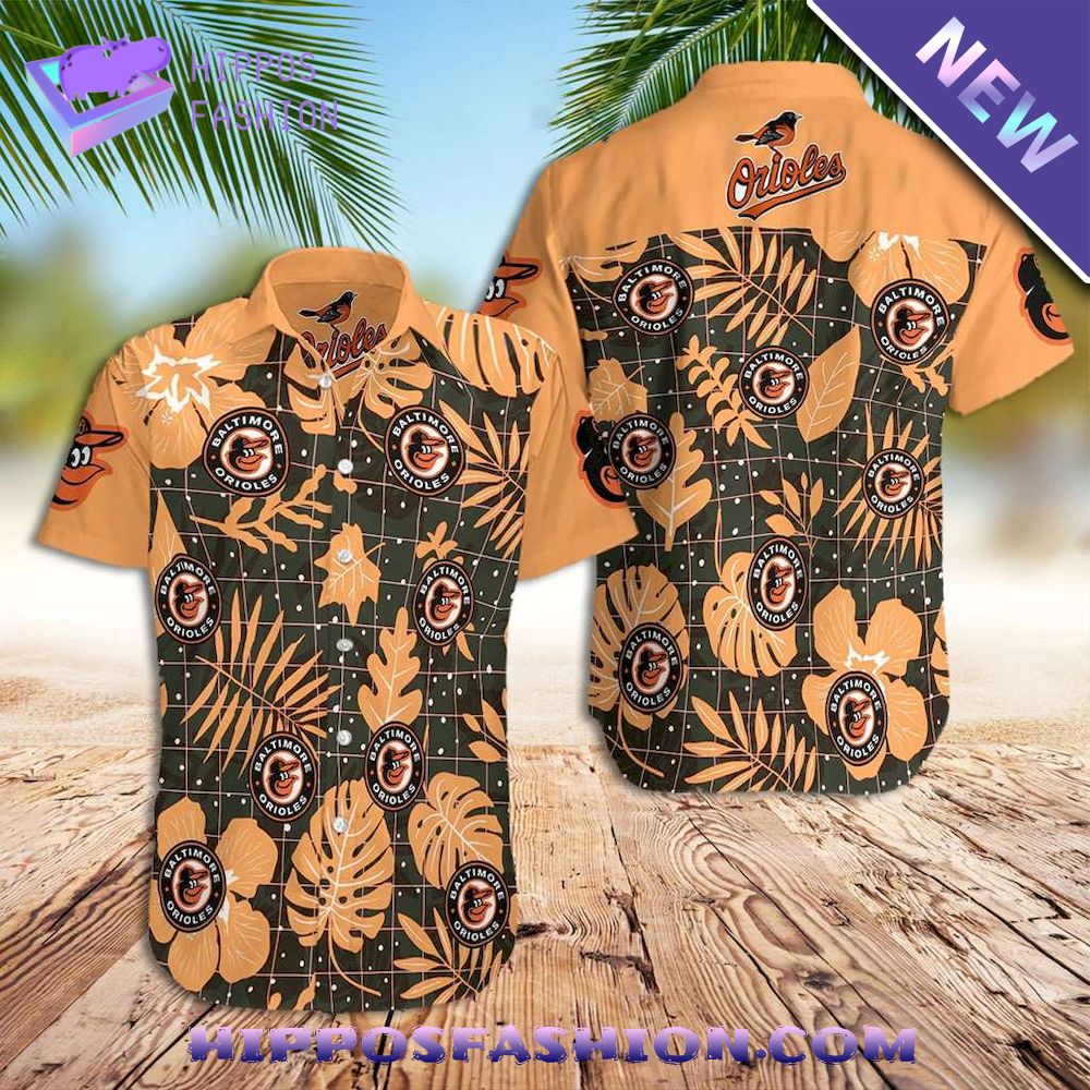 Baltimore Orioles Summer Hawaiian Shirt