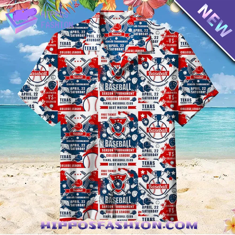 Baseball Logo Puzzle Hawaiian Shirt