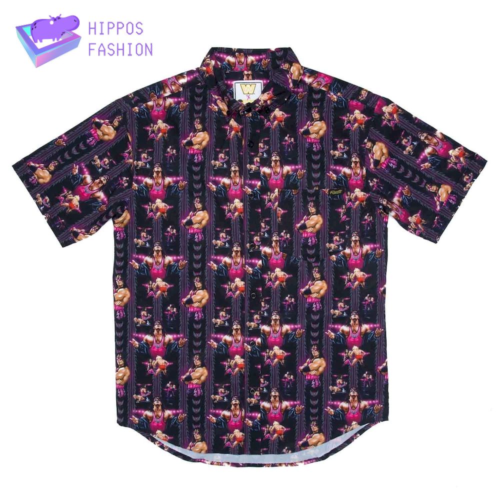 Bret The Hitman Hart Kunuflex Hawaiian Shirt