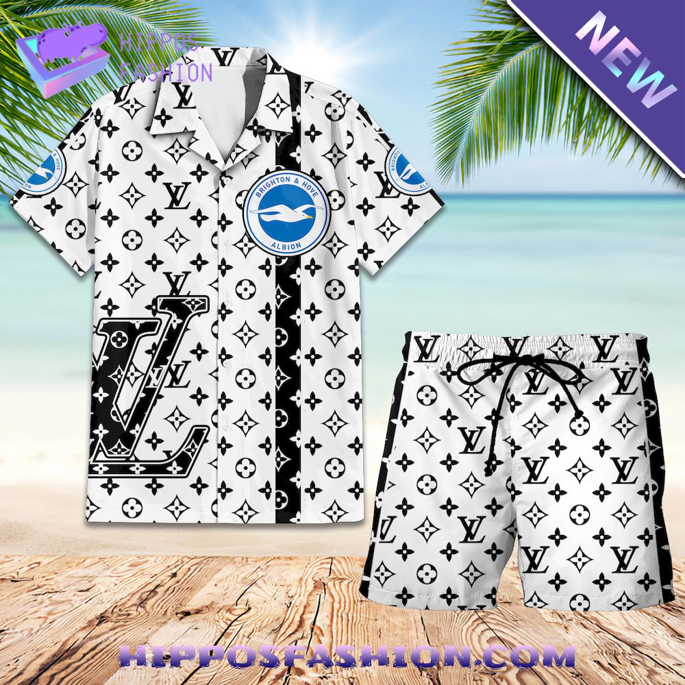 Brighton Hove Albion Louis Vuitton Hawaiian Shirt And Shorts