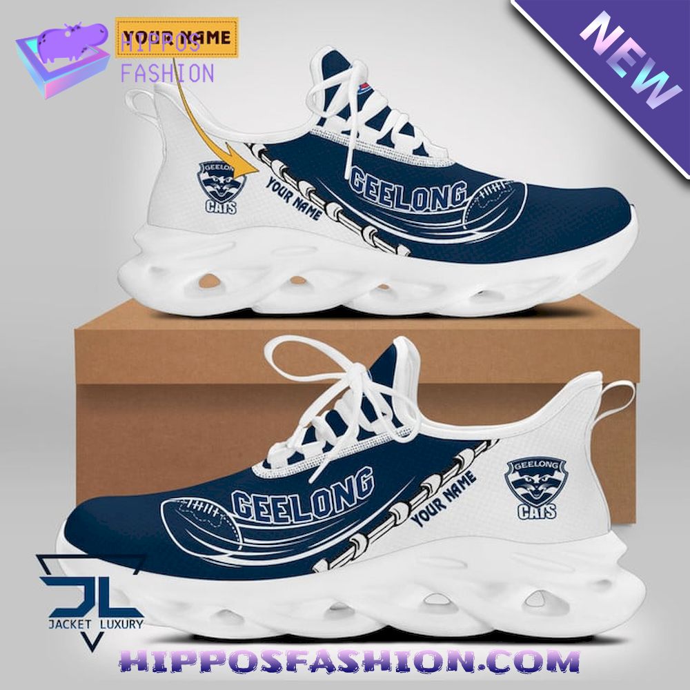 Geelong Football Club AFL Personalized Max Soul Shoes