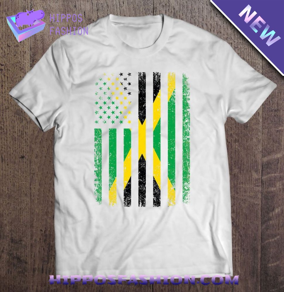 Jamaica Usa Flag Th Of July Patriots American Jamaican
