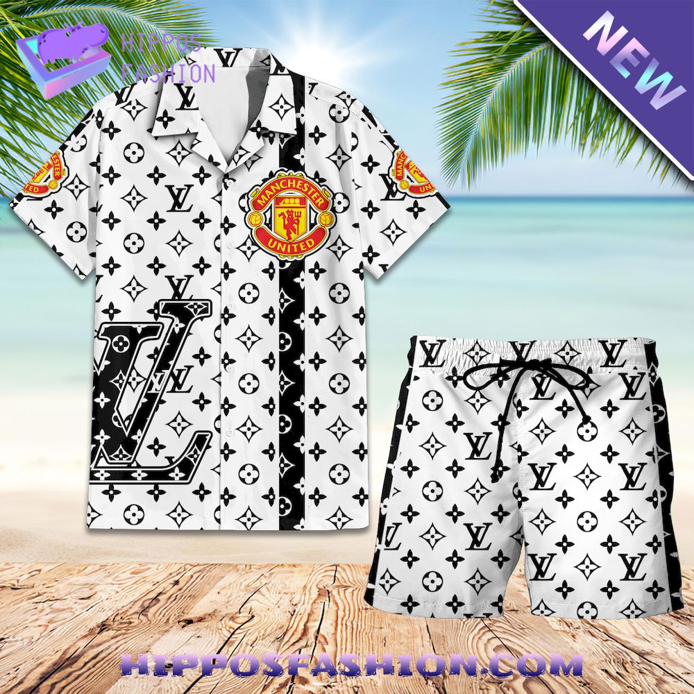 Manchester United Louis Vuitton Hawaiian Shirt And Shorts