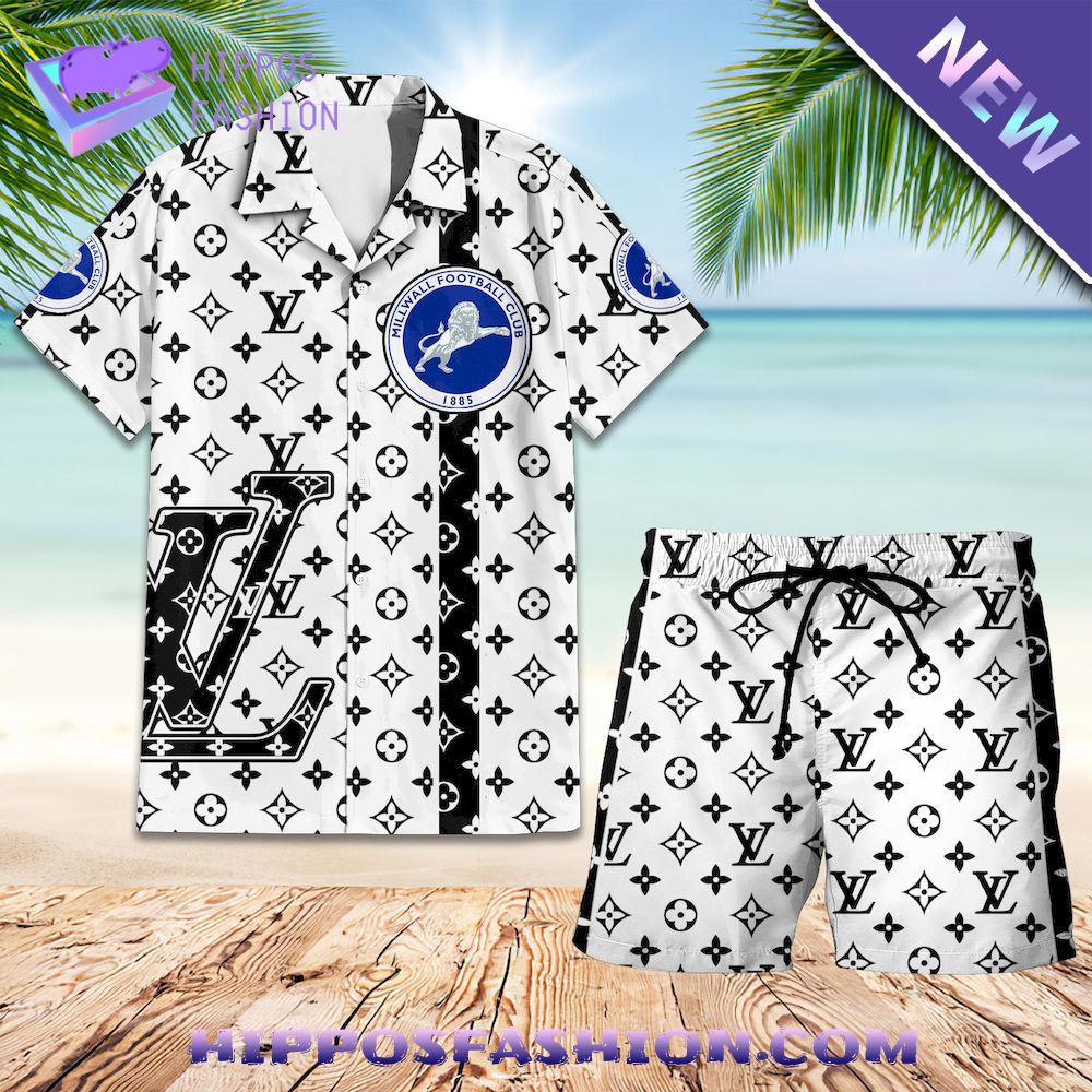 Millwall FC Louis Vuitton Hawaiian Shirt And Shorts