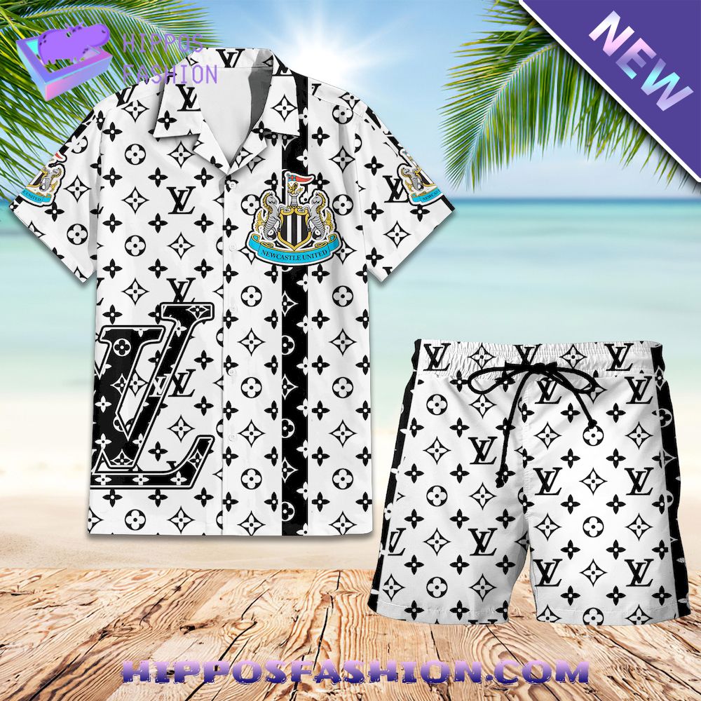 Newcastle FC Louis Vuitton Hawaiian Shirt And Shorts