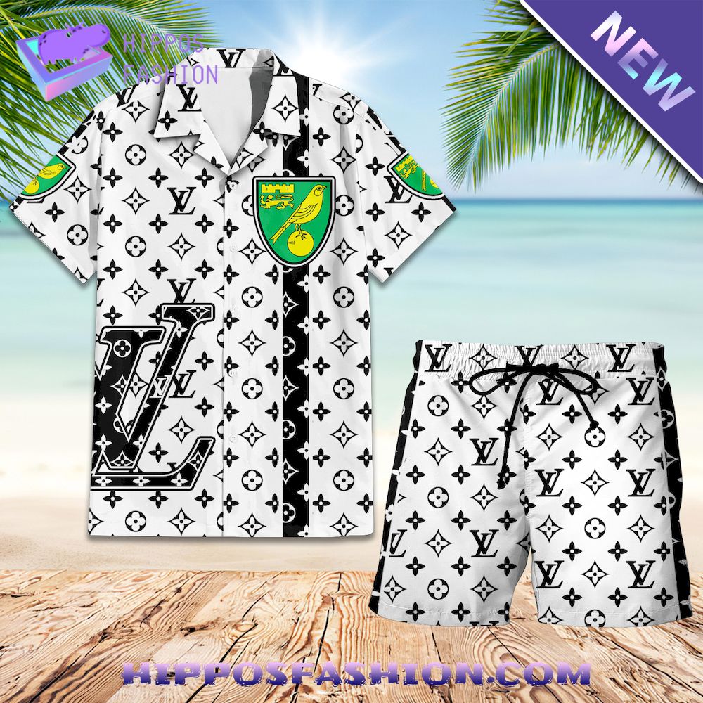 Norwich City Louis Vuitton Hawaiian Shirt And Shorts
