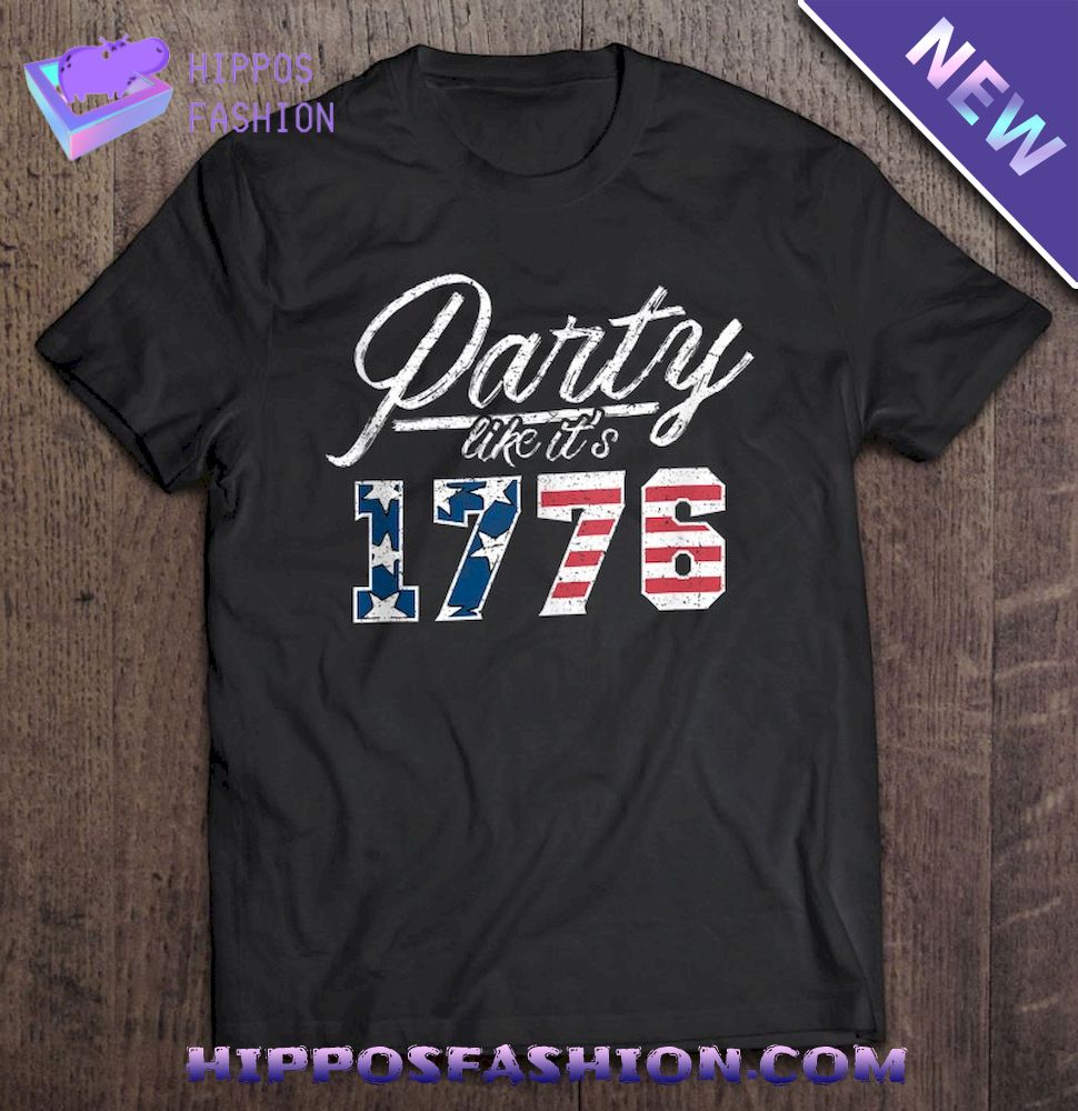 Party Like It Is Drink Usa Flag Funny July Th Shirt