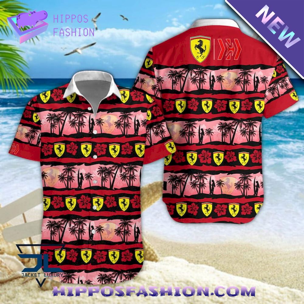Scuderia Ferrari Island Hawaiian Shirt