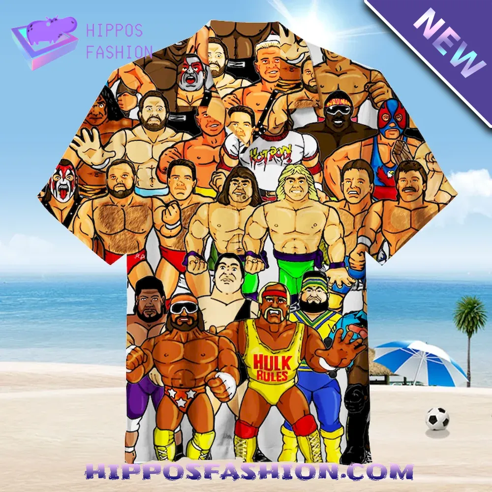 WWE Hulk Rules Hawaiian Shirt