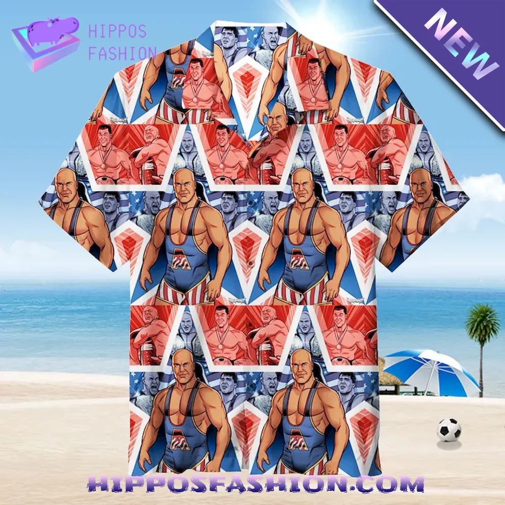 WWE Kurt Angle Hawaiian Shirt