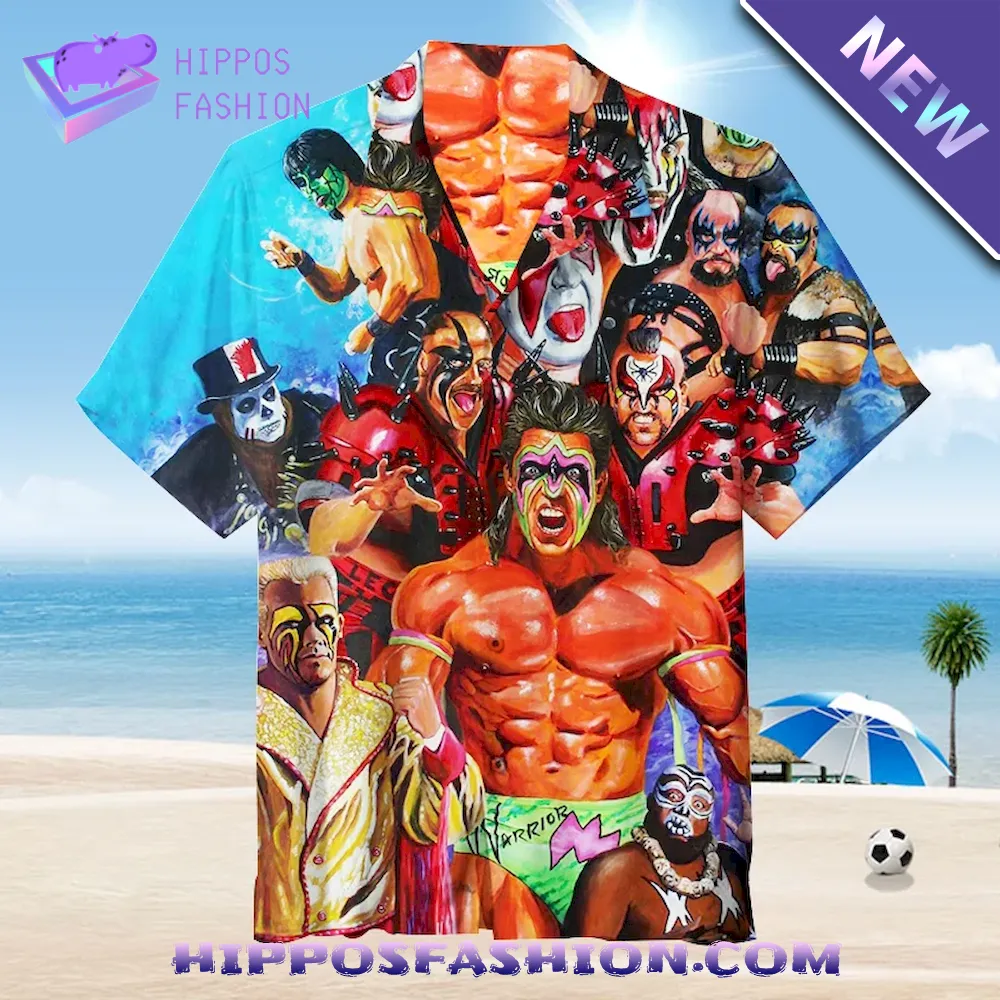 WWE Warrior Hawaiian Shirt