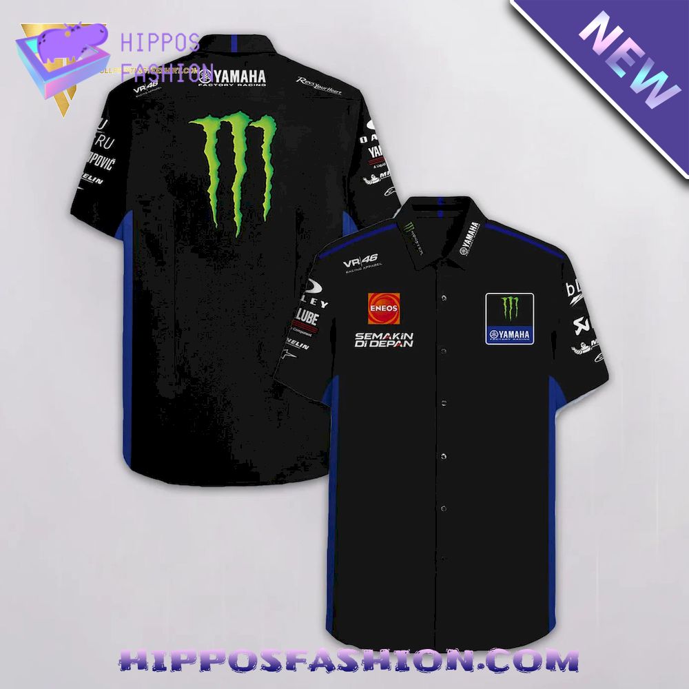 Yamaha Monster Energy Racing Team Hawaiian Shirt