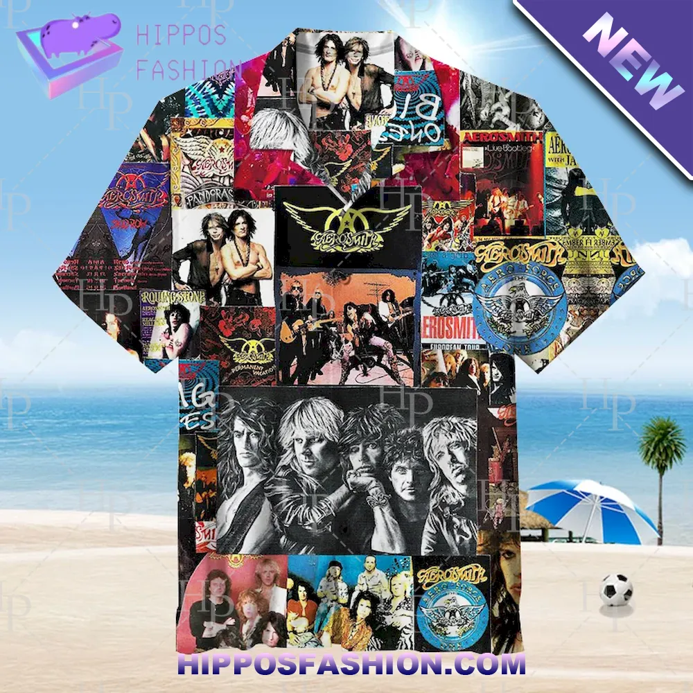 Aerosmith Unisex Hawaiian Shirt D