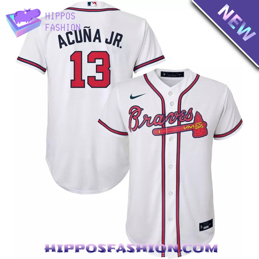 Atlanta Braves Ronald Acuna Cool Baseball Jersey