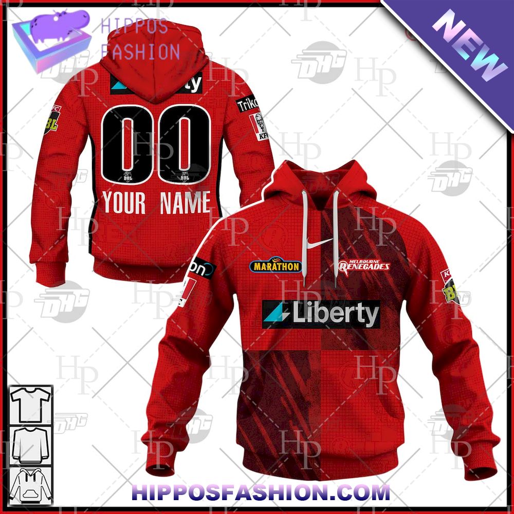 BBL Melbourne Renegades Personalized Hoodie