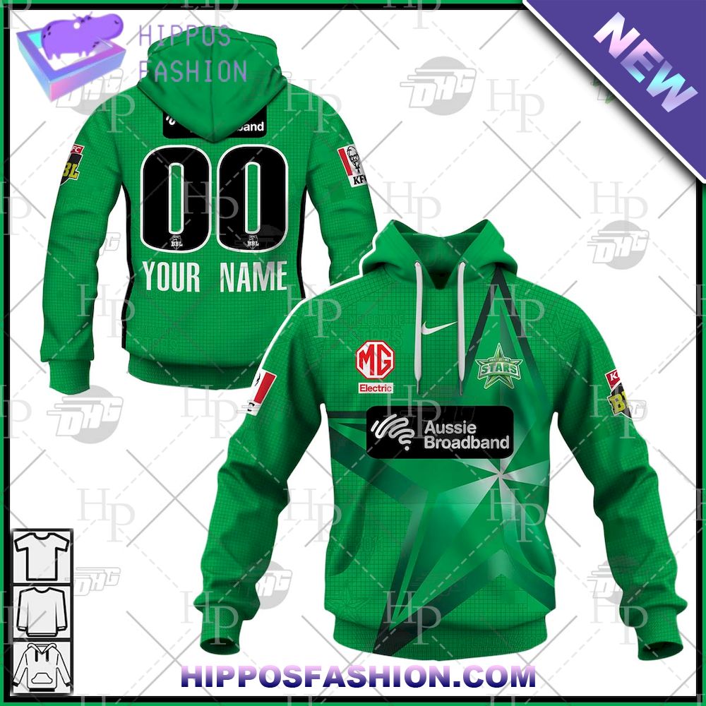 BBL Melbourne Stars Indigenous Personalized Hoodie