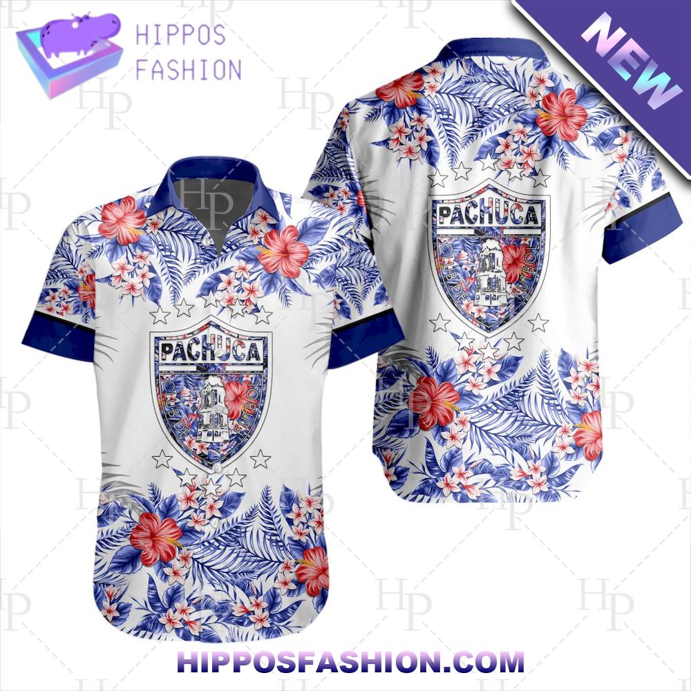 CF Pachuca Liga MX Aloha Hawaiian Shirt