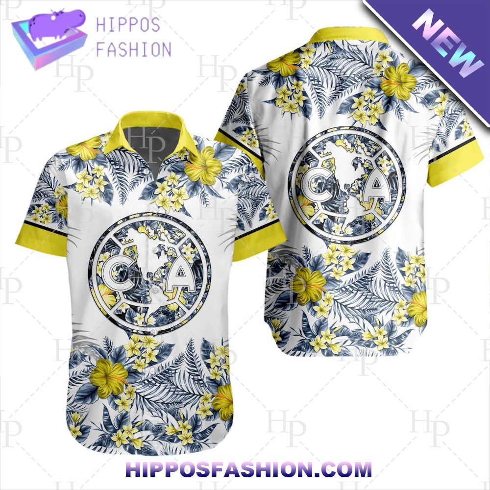 Club America Liga MX Aloha Hawaiian Shirt