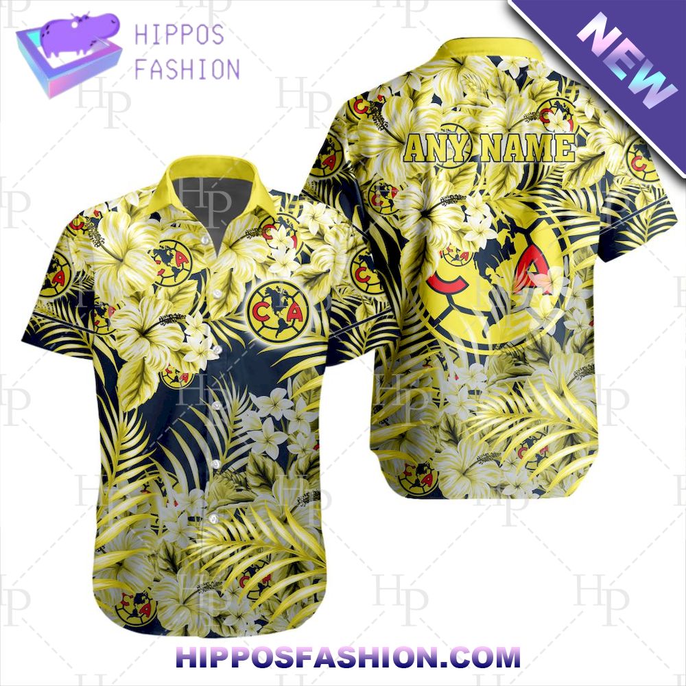 Club America Personalized Liga MX Aloha Hawaiian Shirt