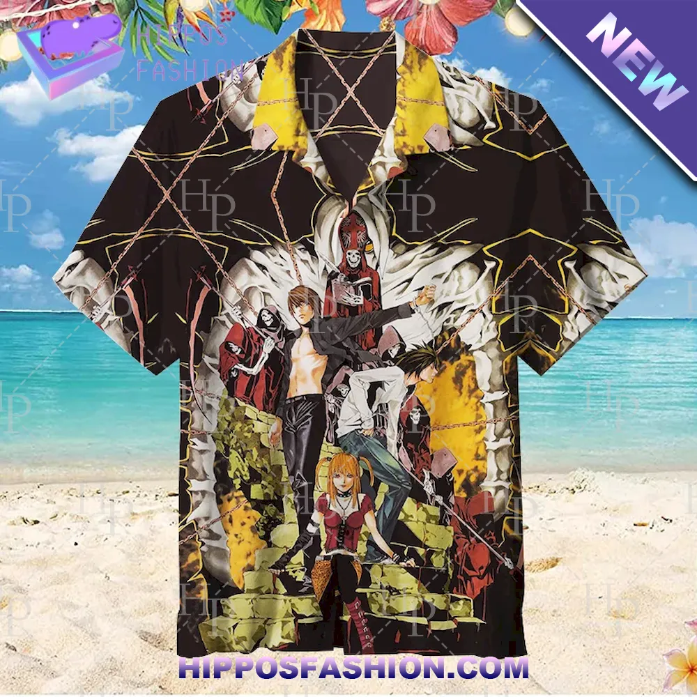 Death Note Hawaiian Shirt D
