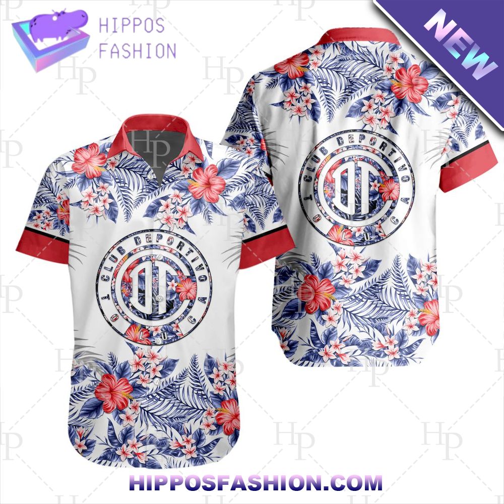 Deportivo Toluca Liga MX Aloha Hawaiian Shirt