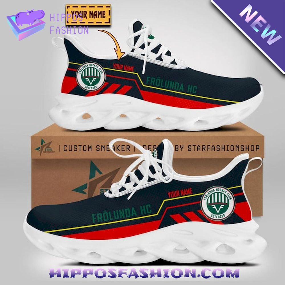 Frolunda HC Custom Name Max Soul Shoes Sneakers