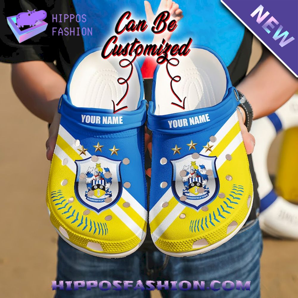 Huddersfield Town Personalized Crocband Crocs Shoes