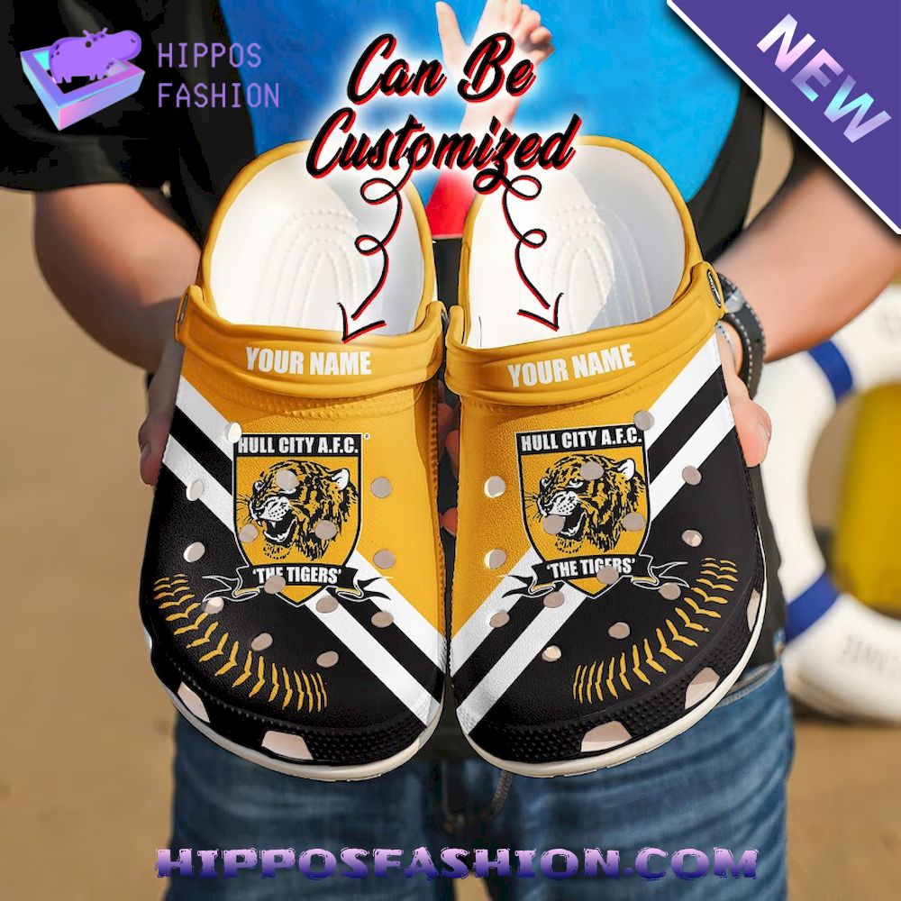 Hull City Personalized Crocband Crocs Shoes
