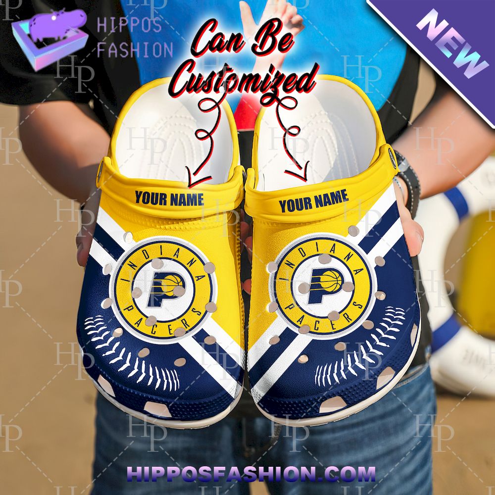 Indiana Pacers Basketball Personalized Crocs Clogs shoes