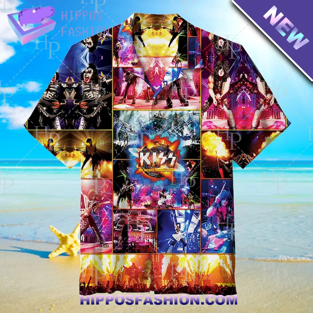 KISS Unisex Hawaiian Shirt D ()