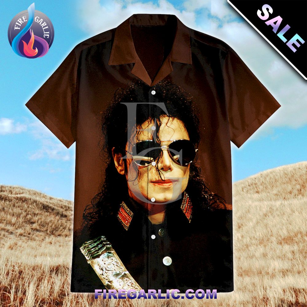 Michael Jackson Hawaiian shirt D