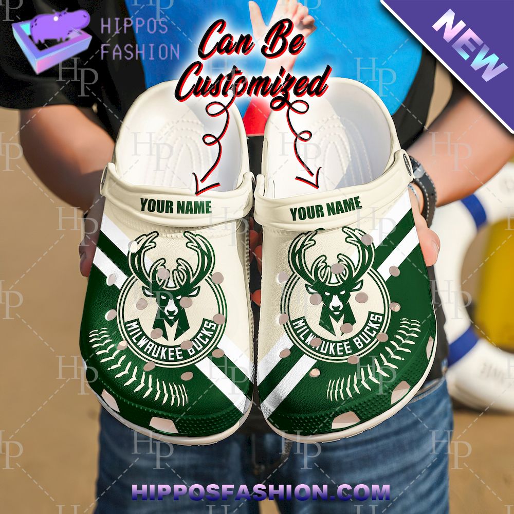 Milwaukee Bucks Basketball Personalized Crocs Clogs shoes