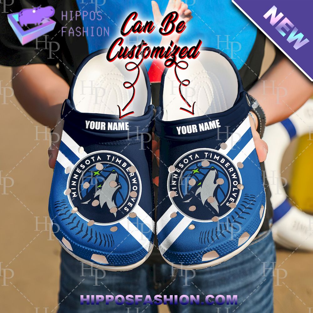 Minnesota Timberwolves Basketball Personalized Crocs Clogs shoes