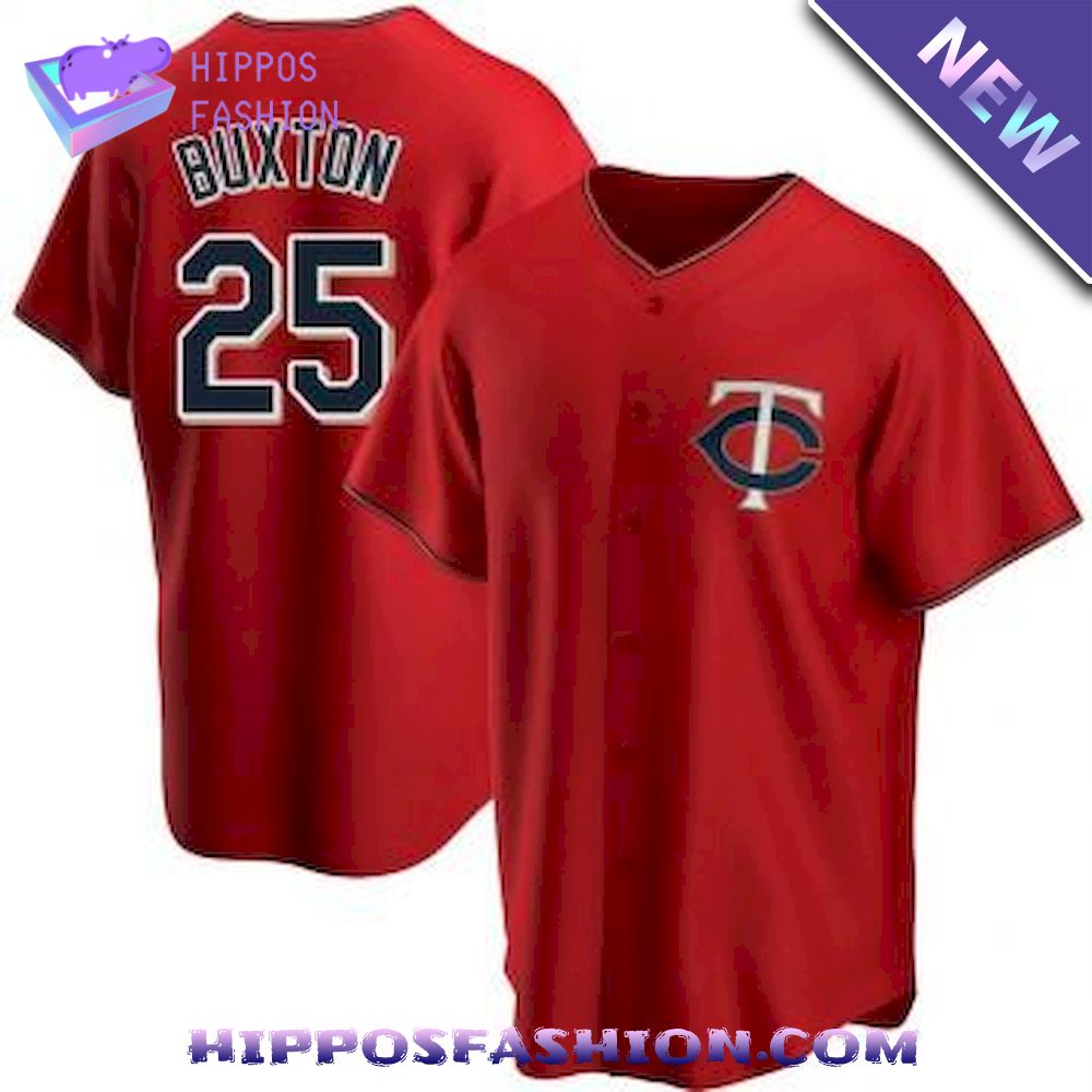 Minnesota Twins Byron Buxton Red Cool Baseball Jersey