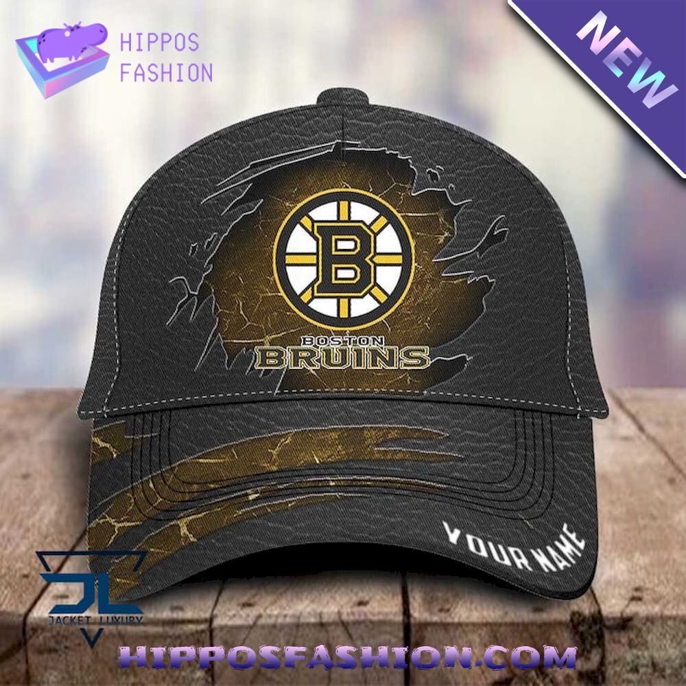 NHL Boston Bruins Jeans Custom Name Classic Cap